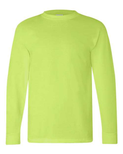 Bayside USA-Made Long Sleeve T-Shirt 6100 Lime Green