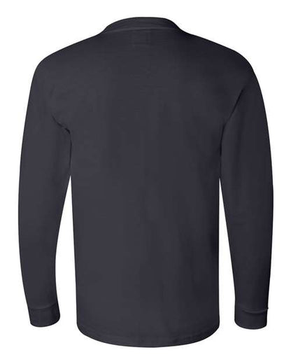 Bayside USA-Made Long Sleeve T-Shirt 6100 Navy
