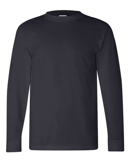 Bayside USA-Made Long Sleeve T-Shirt 6100 Navy