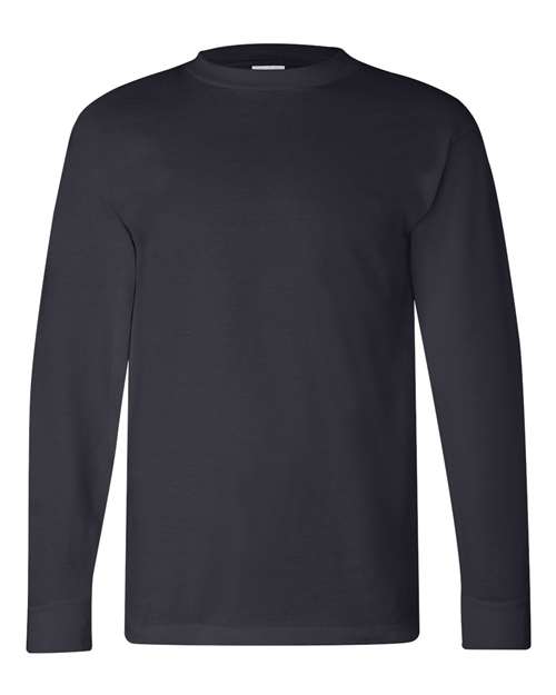 Bayside USA-Made Long Sleeve T-Shirt 6100 Navy
