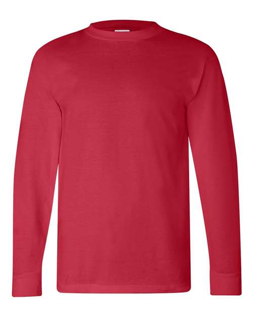 Bayside USA-Made Long Sleeve T-Shirt 6100 Red