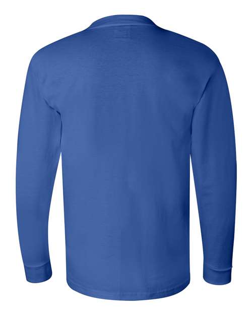 Bayside USA-Made Long Sleeve T-Shirt 6100 Royal Blue