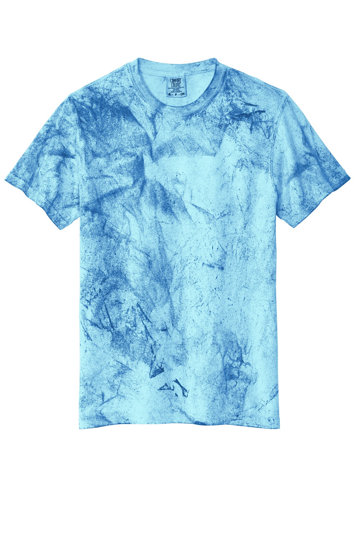 Custom Embroidered Comfort Colors T-Shirts  in Fiji Blue