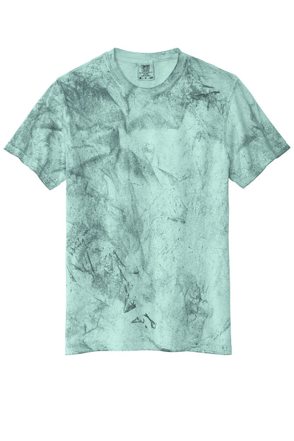 Custom Embroidered Comfort Colors T-Shirts  in Sea Glass