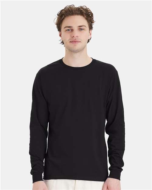 Hanes Essential-T Long Sleeve T-Shirt 5286 Black