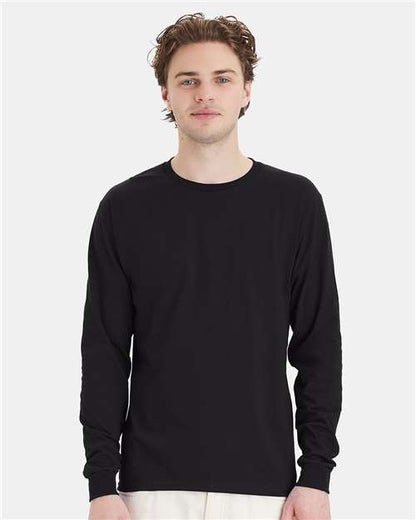 Hanes Essential-T Long Sleeve T-Shirt 5286 Black