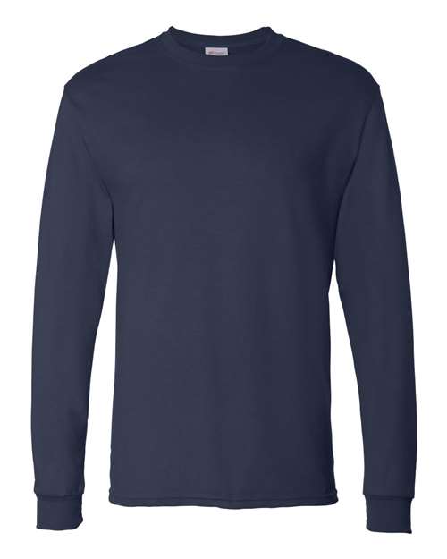 Hanes Essential-T Long Sleeve T-Shirt 5286 Navy
