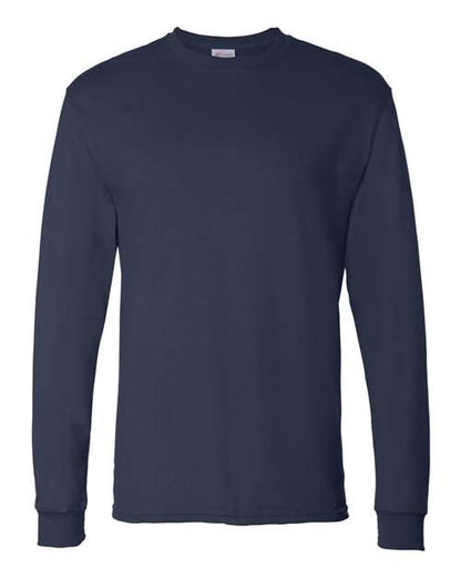Hanes Essential-T Long Sleeve T-Shirt 5286 Navy