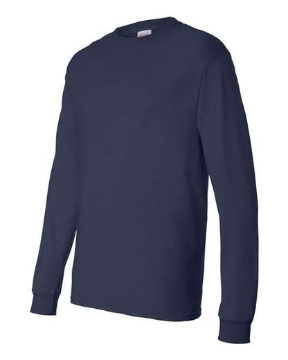 Hanes Essential-T Long Sleeve T-Shirt 5286 Navy