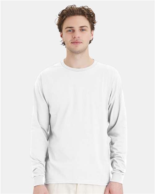 Hanes Essential-T Long Sleeve T-Shirt 5286 White