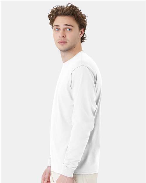 Hanes Essential-T Long Sleeve T-Shirt 5286 White