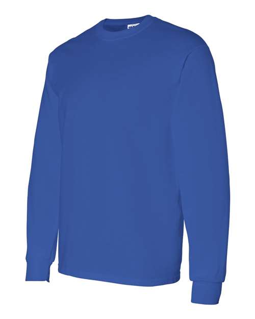 Gildan Heavy Cotton™ Long Sleeve T-Shirt 5400 Royal Custom Embroidered Business Logo