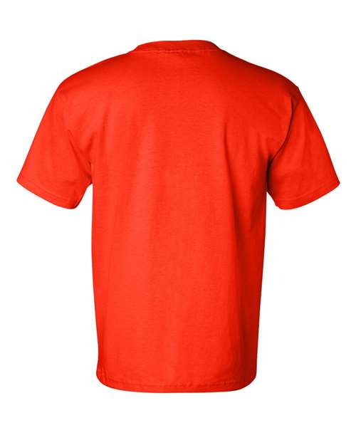 Bayside USA-Made Pocket T-Shirt 7100 Orange