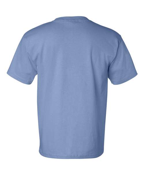 Bayside USA-Made Pocket T-Shirt 7100 Carolina Blue