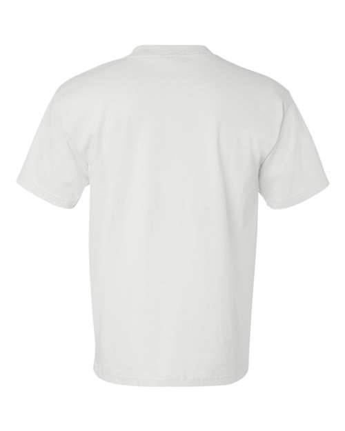 Bayside USA-Made Pocket T-Shirt 7100 White