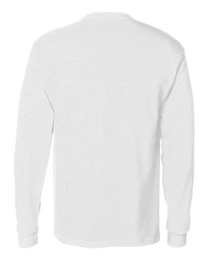 Hanes Authentic Long Sleeve Pocket T-Shirt 5596