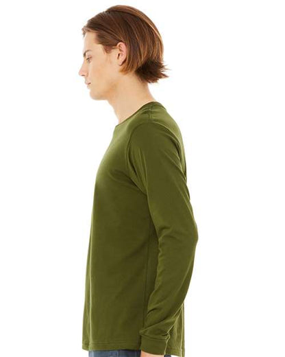 BELLA + CANVAS Jersey Long Sleeve Tee 3501 Olive