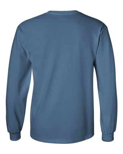 Gildan Women's 100% Cotton Piqué Polo 2400 Indigo Blue Custom Embroidered Business Logo