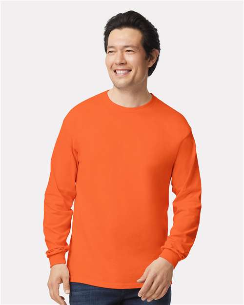 Gildan Ultra Cotton® Long Sleeve T-Shirt 2400 Orange