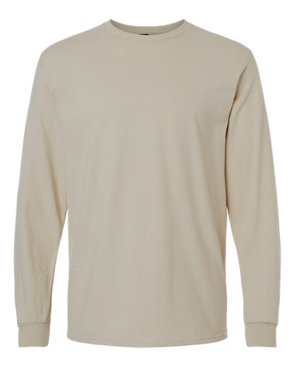 Gildan Ultra Cotton® Long Sleeve T-Shirt 2400 Sand