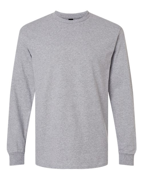 Gildan Ultra Cotton® Long Sleeve T-Shirt 2400 Sport Grey