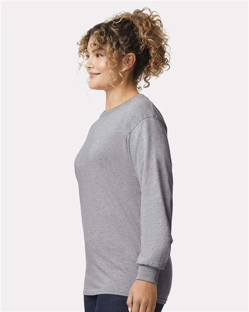 Gildan Ultra Cotton® Long Sleeve T-Shirt 2400 Sport Grey