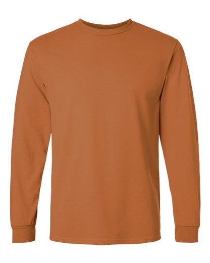 Gildan Ultra Cotton® Long Sleeve T-Shirt 2400 Texas Orange