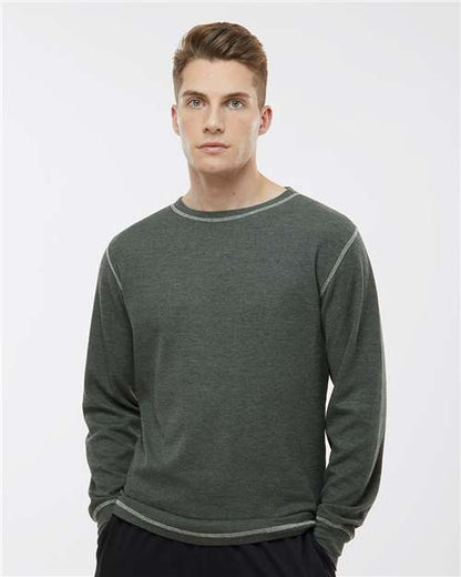Custom Embroidered  J. America Vintage Thermal Long Sleeve T-Shirt 8238  