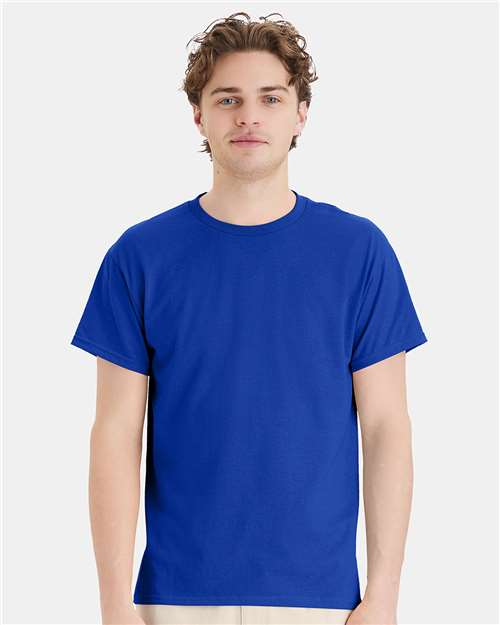 Custom Embroidered  Hanes Ecosmart™ T-Shirt 5170 Deep Royal