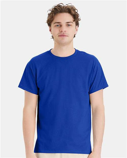 Custom Embroidered  Hanes Ecosmart™ T-Shirt 5170 Deep Royal