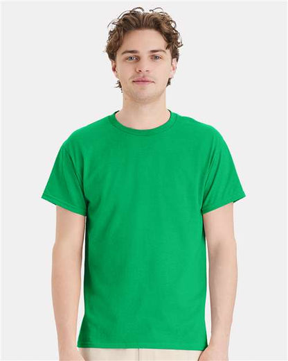 Custom Embroidered  Hanes Ecosmart™ T-Shirt 5170 Kelly Green