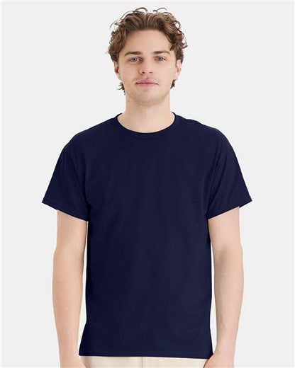 Custom Embroidered  Hanes Ecosmart™ T-Shirt 5170 Navy
