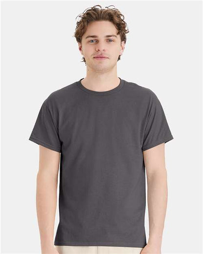 Custom Embroidered  Hanes Ecosmart™ T-Shirt 5170 Smoke Grey