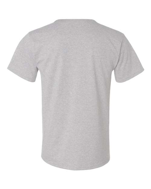 JERZEES Dri-Power® 50/50 T-Shirt 29MR Aquatic Blue Custom Embroidered Business Logo