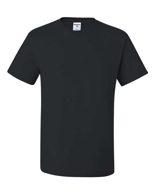 JERZEES Dri-Power® 50/50 T-Shirt 29MR Black Custom Embroidered Business Logo
