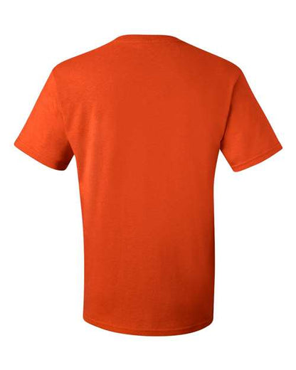 JERZEES Dri-Power® 50/50 T-Shirt 29MR Burnt Orange Custom Embroidered Business Logo