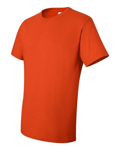 JERZEES Dri-Power® 50/50 T-Shirt 29MR Burnt Orange Custom Embroidered Business Logo