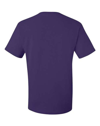 JERZEES Dri-Power® 50/50 T-Shirt 29MR Deep Purple Custom Embroidered Business Logo