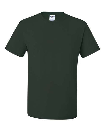 JERZEES Dri-Power® 50/50 T-Shirt 29MR Forest Green Custom Embroidered Business Logo