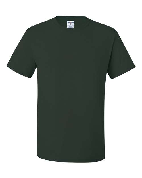JERZEES Dri-Power® 50/50 T-Shirt 29MR Forest Green Custom Embroidered Business Logo