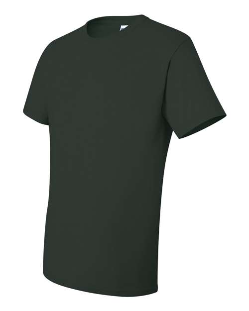 JERZEES Dri-Power® 50/50 T-Shirt 29MR Deep Purple Custom Embroidered Business Logo