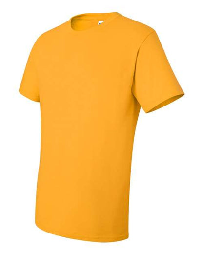 JERZEES Dri-Power® 50/50 T-Shirt 29MR Gold Custom Embroidered Business Logo
