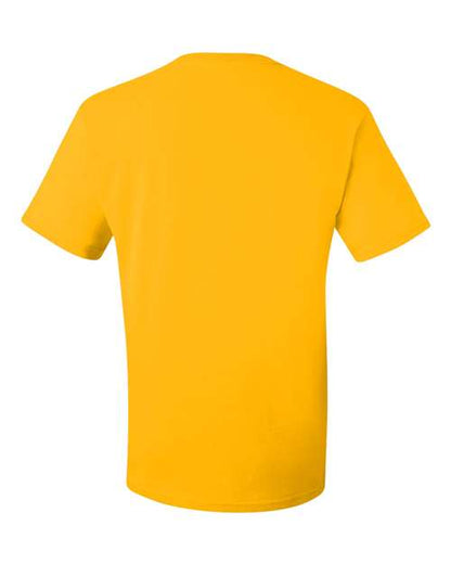 JERZEES Dri-Power® 50/50 T-Shirt 29MR Island Yellow Custom Embroidered Business Logo