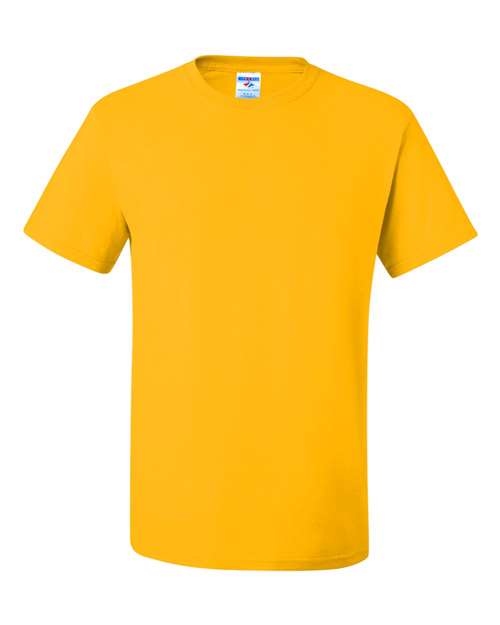 JERZEES Dri-Power® 50/50 T-Shirt 29MR Island Yellow Custom Embroidered Business Logo