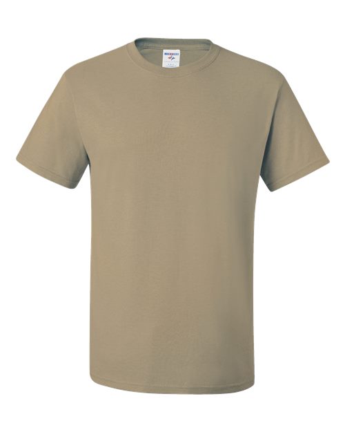 JERZEES Dri-Power® 50/50 T-Shirt 29MR Khaki Custom Embroidered Business Logo