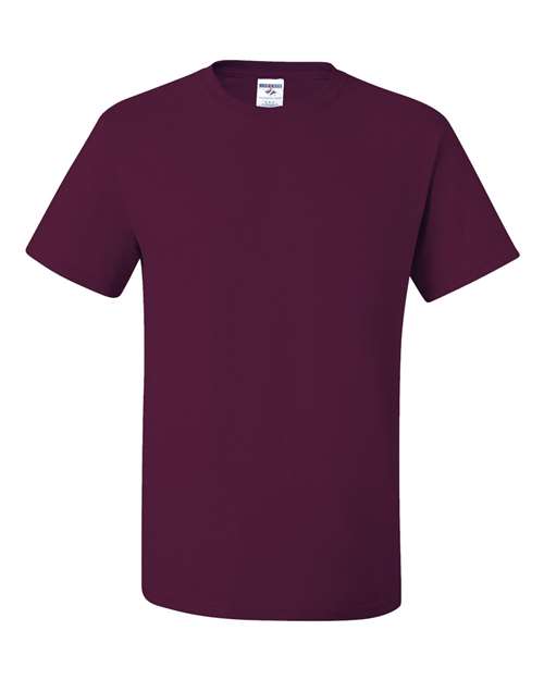 JERZEES Dri-Power® 50/50 T-Shirt 29MR Maroon Custom Embroidered Business Logo