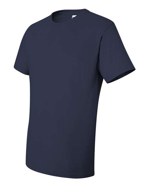 JERZEES Dri-Power® 50/50 T-Shirt 29MR Island Yellow Custom Embroidered Business Logo