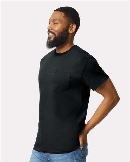 Gildan Ultra Cotton® Pocket T-Shirt 2300 Black