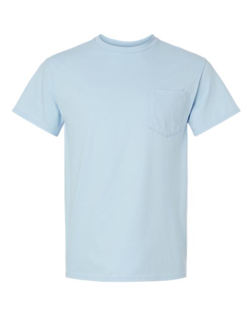 Gildan Ultra Cotton® Pocket T-Shirt 2300 Light Blue