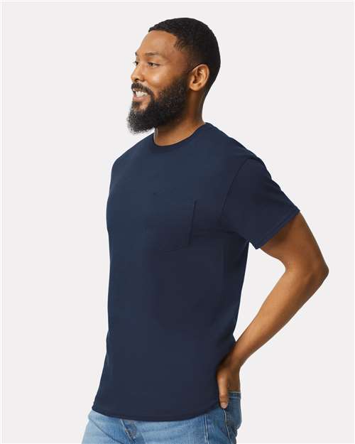 Gildan Ultra Cotton® Pocket T-Shirt 2300 Navy
